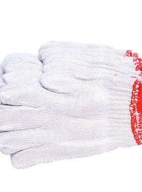 3YV54TF1线手套纱手套耐磨加厚劳保纱棉线工作用白色男女士便宜薄