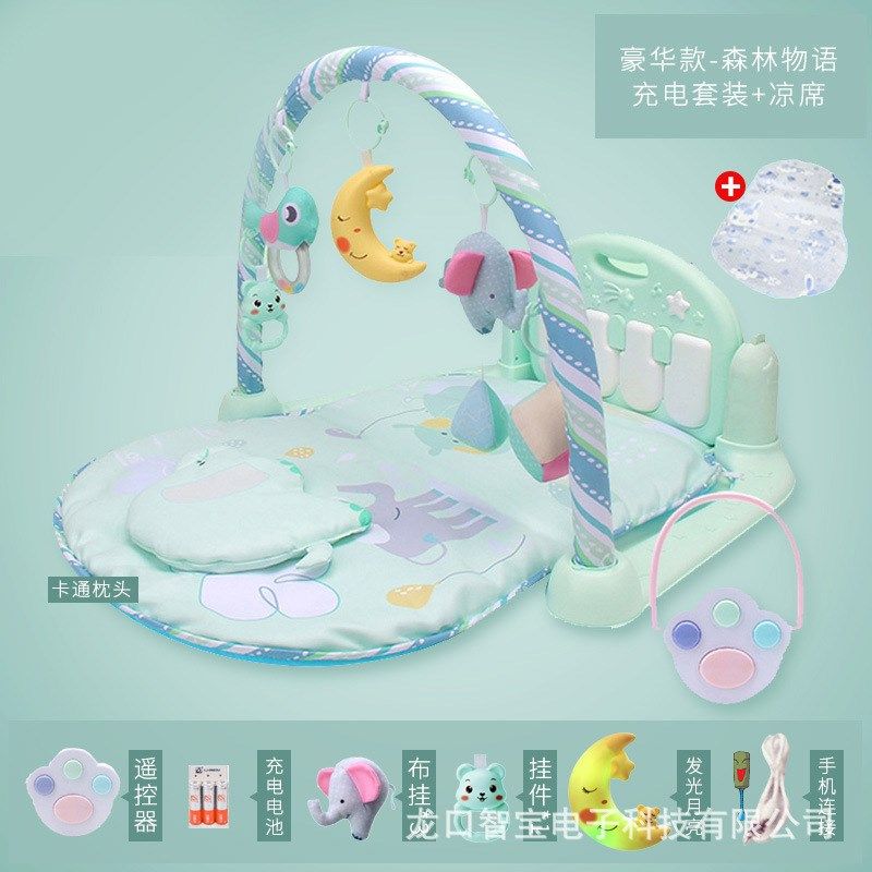 宝宝脚踏钢琴音乐健身架器新生幼儿婴儿玩具男女孩益智0-3个月1岁