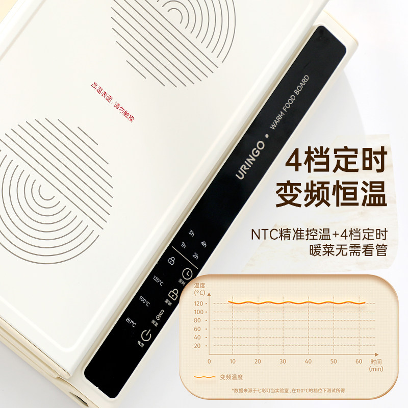 七彩叮当折叠暖菜板多功能家用可拼接的热菜板智能保温神器加热板