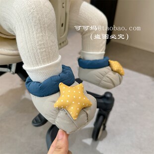 1岁卡通软底婴幼儿加厚保暖3 子0 冬季 12个月不掉棉鞋 宝宝鞋