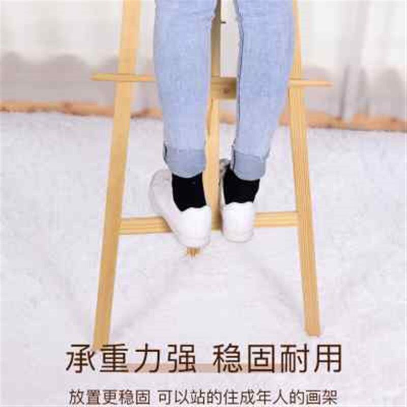 0.9M黄松迷你画架木制支架式实木质多功能便携学生儿童幼儿园绘画