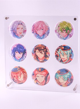 谷的Time 现货 徽章吧唧砖相框 58 75mm 谷美收纳展示亚克力支架