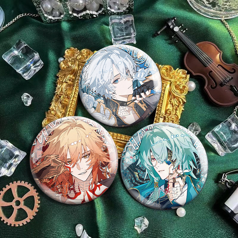 星铁同人衍生制品PET双闪吧唧图片