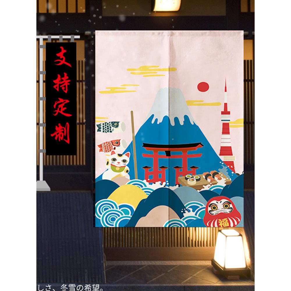 日式门帘、隔断帘、厨房、个性化酒店、餐厅、隔断式挂帘、家庭、