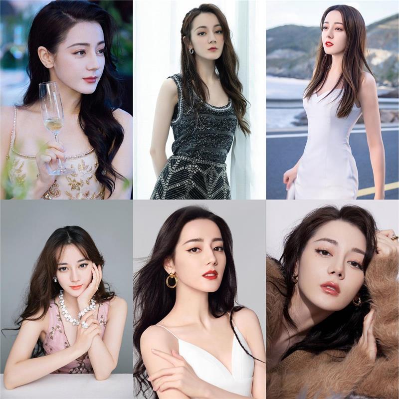 迪丽热巴海报墙贴卧室美女明星写真超大学生宿舍床头房间装饰自粘