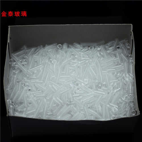 玻璃弹簧填料200g/盒层析柱用填充料弹簧式玻璃器皿4*15mm/8*30mm