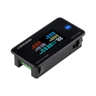 交流数字电压电流表0-300V彩屏家用电压电流功率电力.电费测试仪