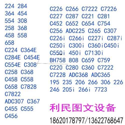柯美195/215/235/199/7723/226/246/235/206/216/266一纸盒  盘