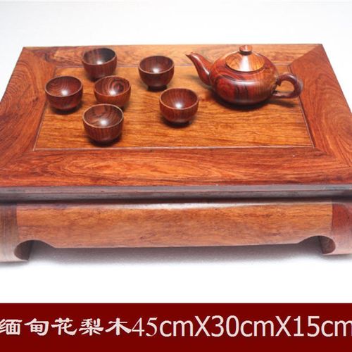 缅甸花梨木长方小茶几飘窗茶台炕几 红木炕桌榻榻米桌子矮桌炕桌
