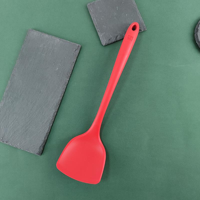 工厂订单尾货 不锈钢一体内芯+食品级矽胶家用锅铲不沾锅炒菜铲子