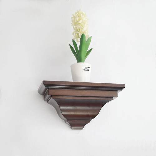 创意纯实木简约欧式装饰隔断储物架壁架珠宝支架实木漆壁挂