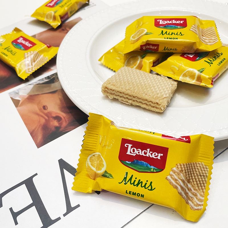 莱家进口威化饼干榛子味高端休闲零食下午茶点心年货伴手礼