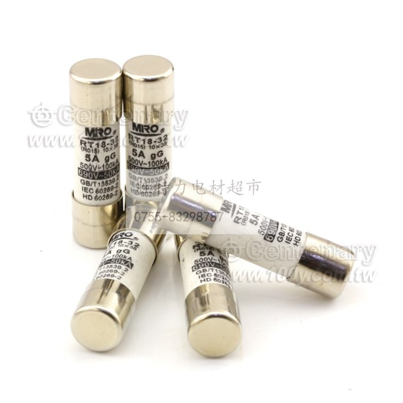 RT18-32-8A(RO15)慢熔 10*38 陶瓷保险丝8A500V 一盒40个起订
