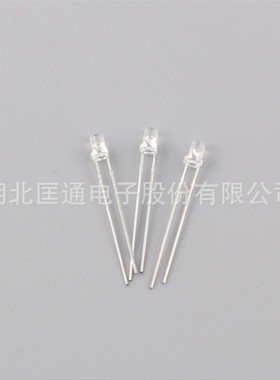 (1000只)匡通3AG4HC白发翠绿LED发光二极管3mm高亮绿色发光管长脚