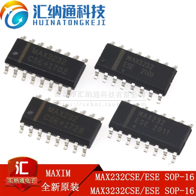 原装正品 MAX232 MAX3232CSE ESE 贴片 SOP-16 RS-232接口集成IC