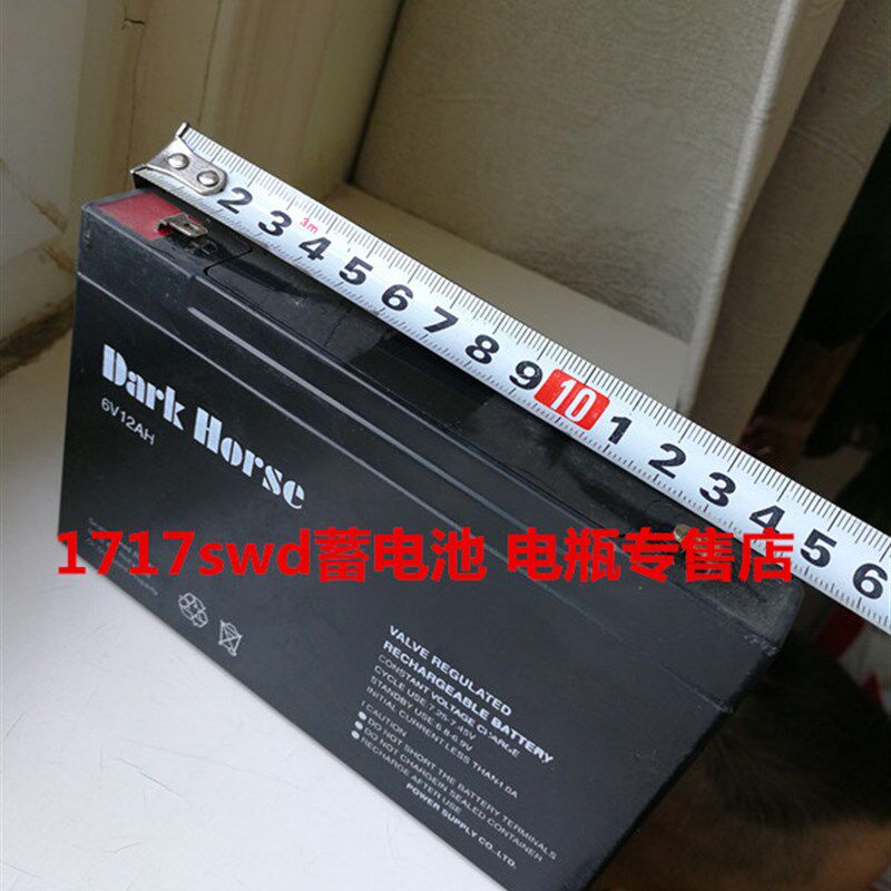 Dark Horse蓄电池 6V12AH仪器仪表 电子设备 玩具车 医疗设备电瓶