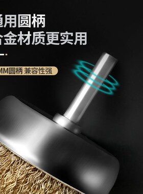 德国进口钢丝刷磨头手电钻钢刷钢丝轮除锈打磨工具抛光神器电动刷