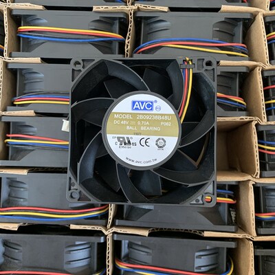 全新原装奇宏 AVC 2B09238B48U 48V 0.70A 4线 大风量变频器风扇