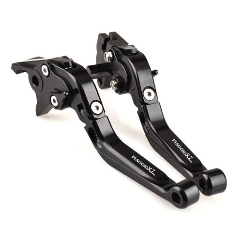 适用比亚乔X7 250踏板车 改装前后刹车牛角 手把拉杆车把手柄配件