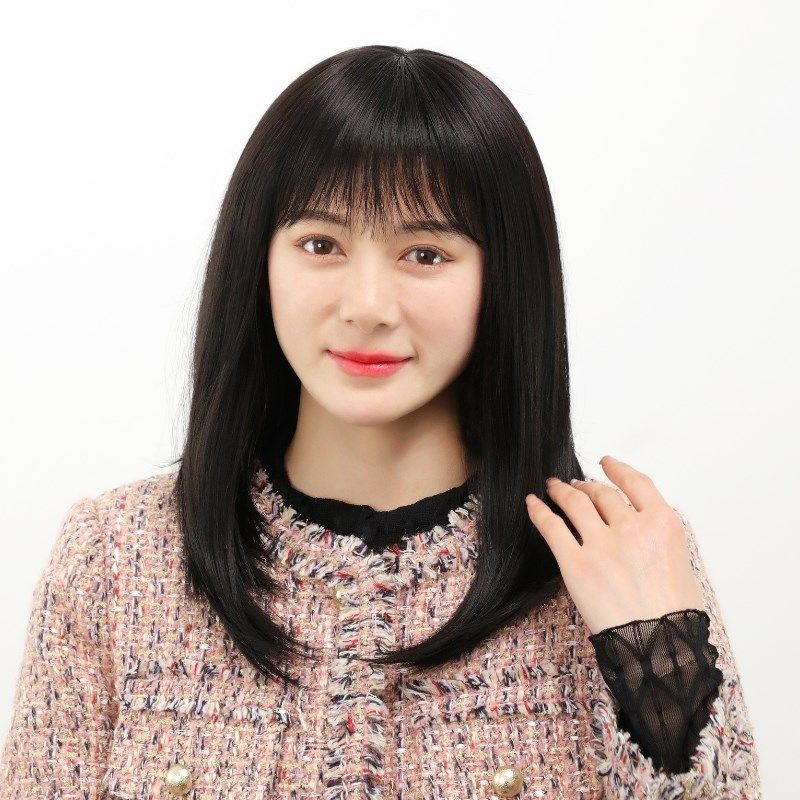 假发女长发自然全l头套黑色真发薄款减龄可扎长直发光头整顶假头