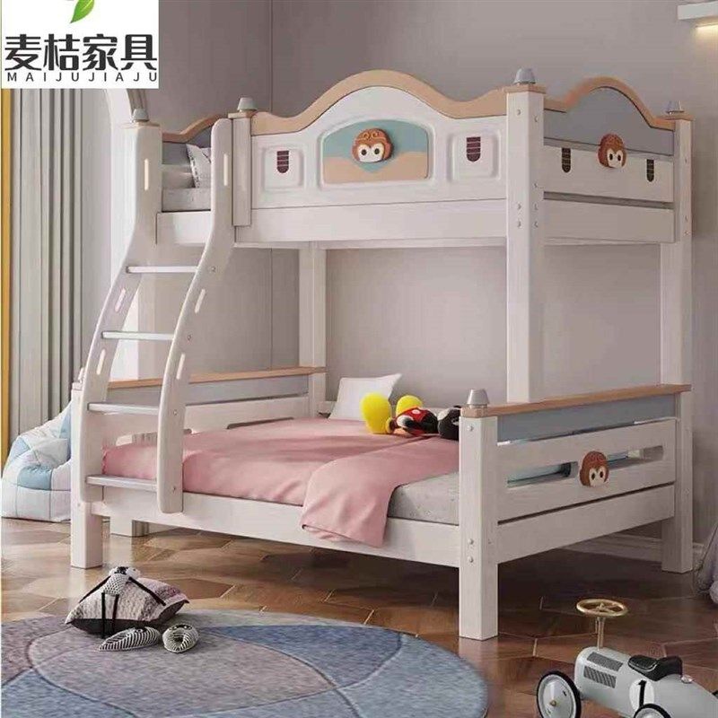 全实木上下床双层床子母床两层上下铺木床成年双人床高低床儿童床,住宅家具,高低/子母床,淘宝优惠券,粉丝福利购,淘宝优惠卷