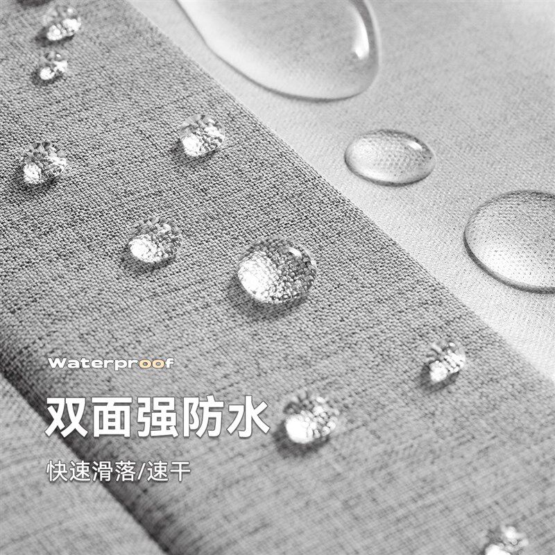 开放式厨房门帘遮挡帘防油烟专用屏风拉帘客厅餐厅隔断折叠帘防水