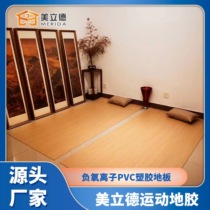 负氧离子地胶地板家用地胶塑胶地板儿童房地胶瑜伽垫防滑安全地板
