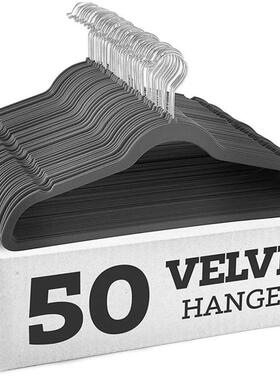 Non slip velvet clothes hanger dress Coat Hanger holder rack