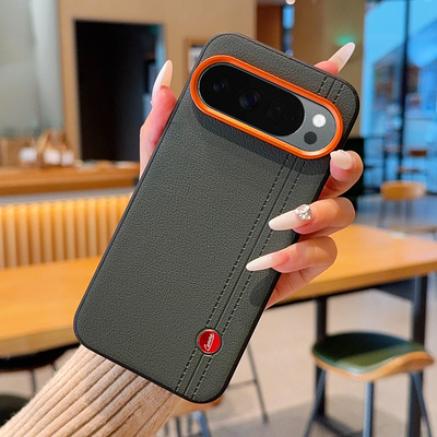 金甲徕卡素皮适用谷歌Pixel10手机壳新款磨砂GooglePixel10ProXL超薄大孔防摔保护套pixel10pro简约真皮外壳