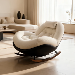 摇椅大人躺椅家用阳台休闲摇摇椅单人客厅2025新款轻奢懒人沙发椅