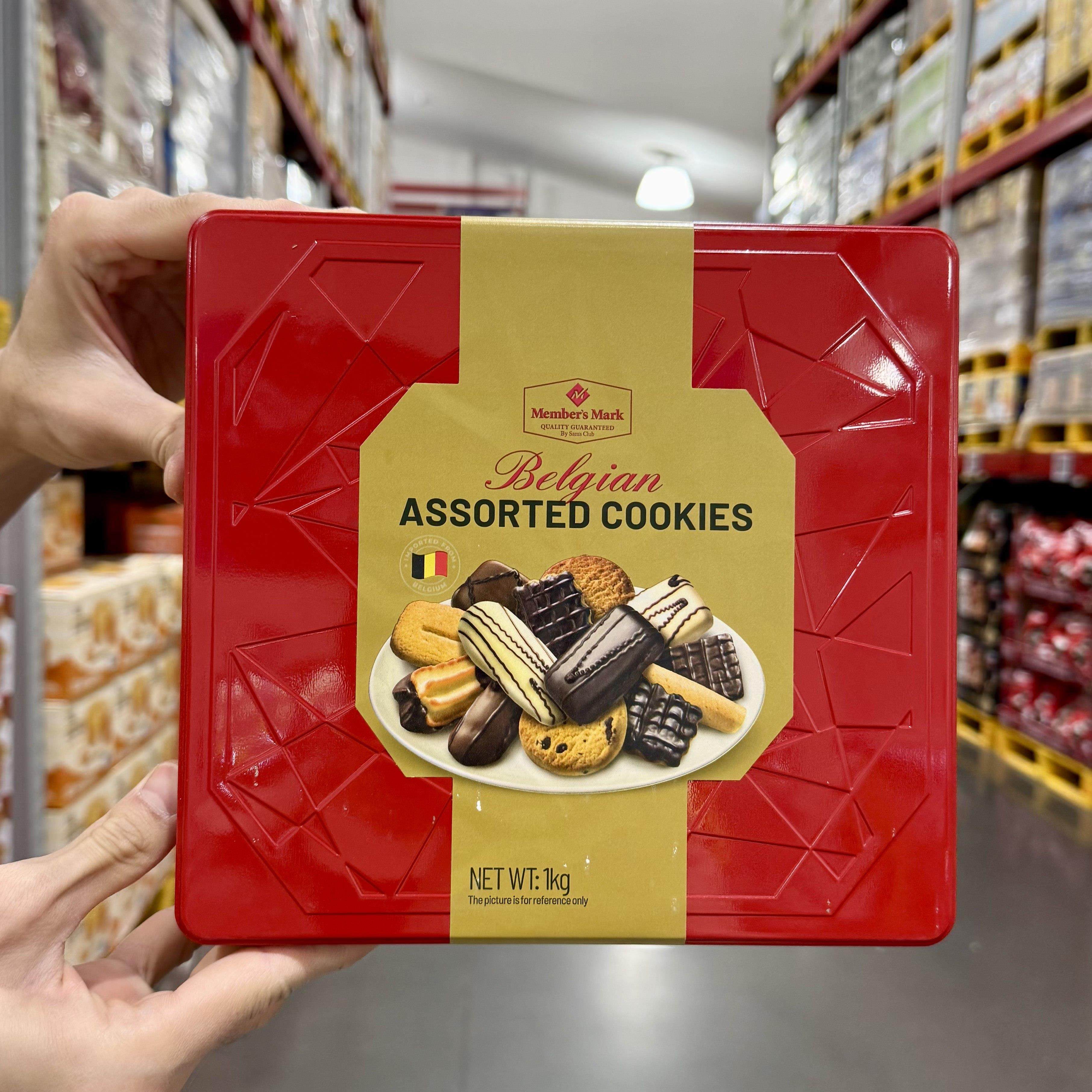 会员店代购 比利时什锦巧克力曲奇饼干1kg