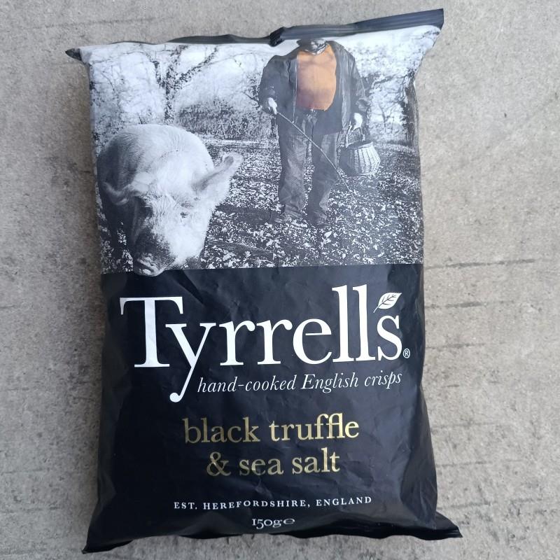 英国进口Tyrrells泰瑞松露海盐味手工薯片休闲零食150g