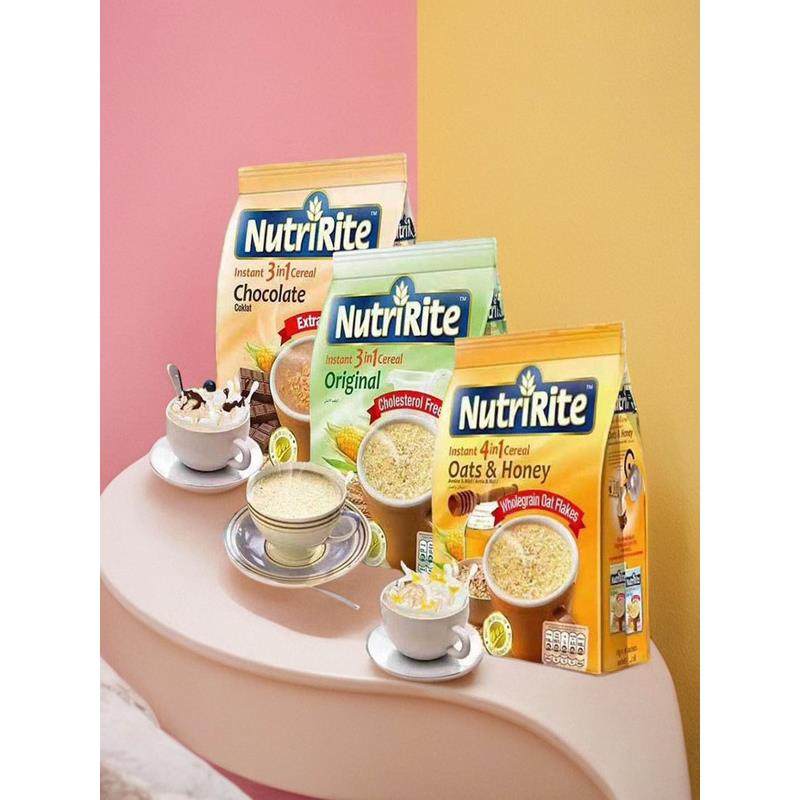 马来西亚麦片早餐冲饮即食进口速溶3合1蜂蜜巧克力免煮俄罗斯风味