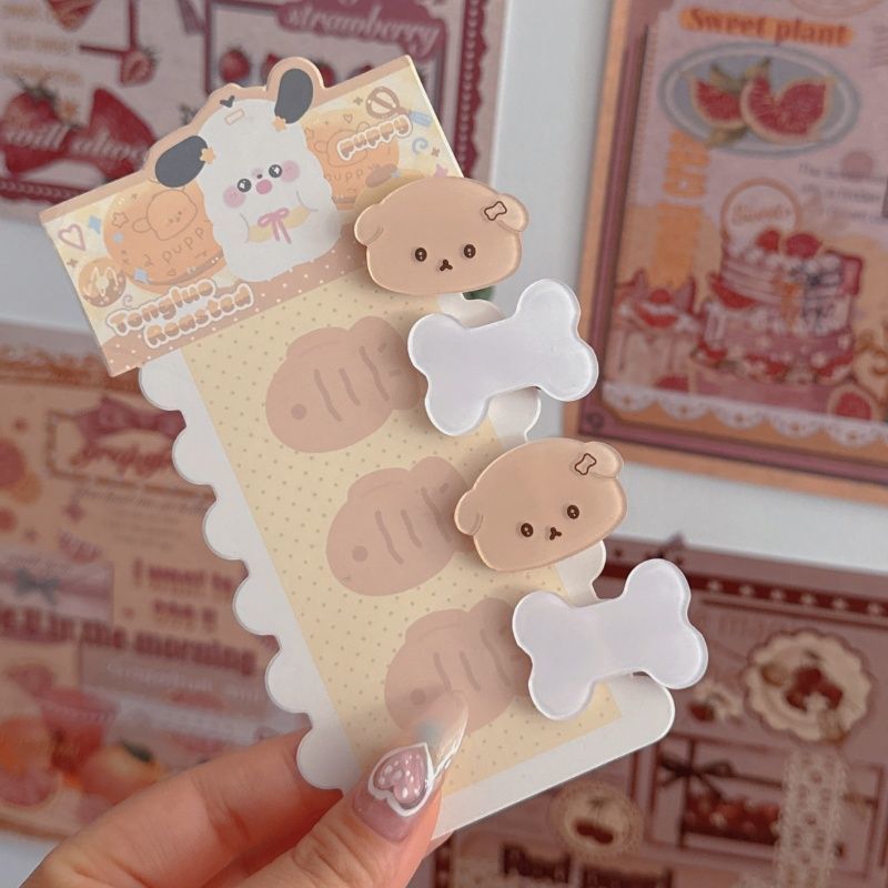 轻松熊小狗发夹卡通甜美发卡