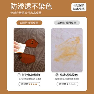 镂空软玻璃茶几垫防水防油防烫客厅餐桌垫免洗防尘家用桌布 中式