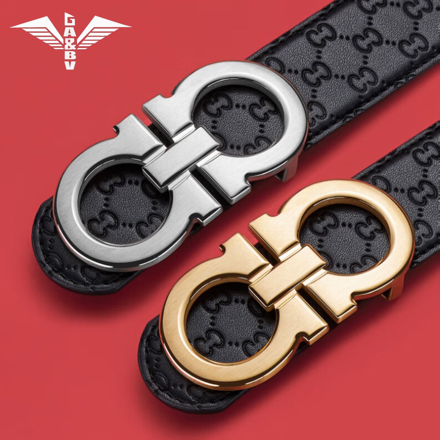 内扣内穿式男腰带不露尾皮带新款