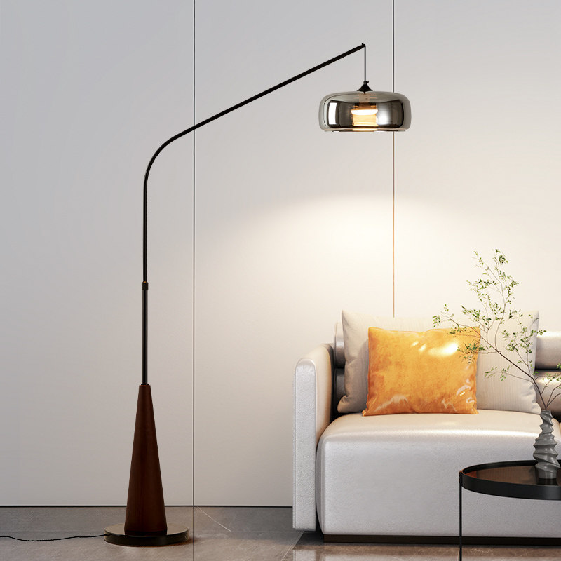 意式极简客厅沙发旁氛围灯轻奢高级感创意设计飞碟卧室装饰落地灯