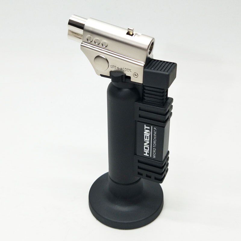 金银焊接个性防风打火机 直冲喷枪焊抢高温气体蓝火焰防风打火机
