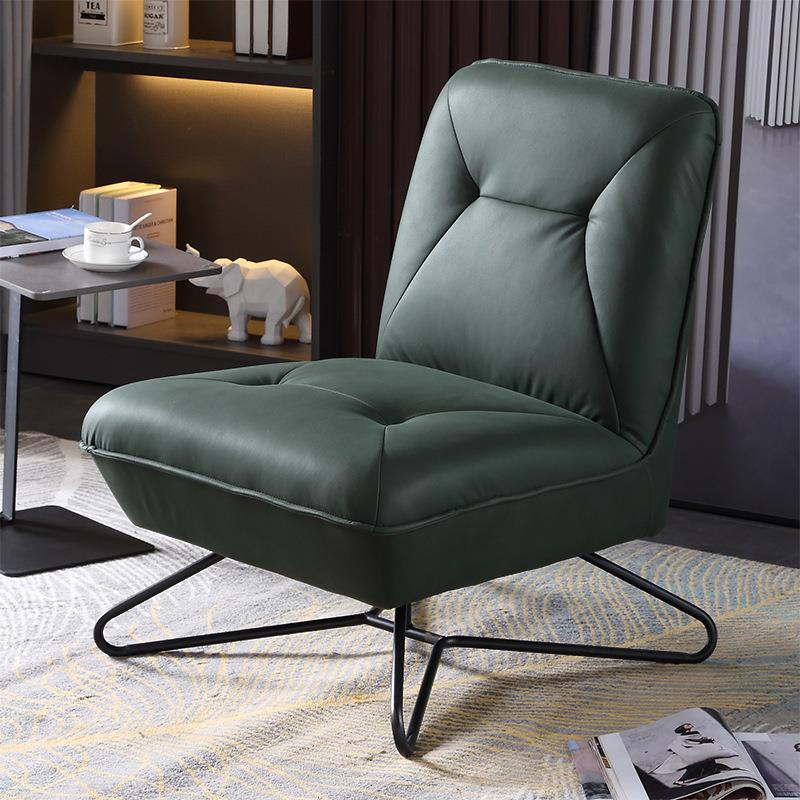 轻奢单人沙发椅客厅卧室休闲躺椅简约现代设计师小户型阳台懒人椅