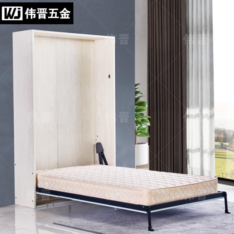 自动脚下翻折叠隐形床五金架正翻隐藏壁床五金配件量做尺寸