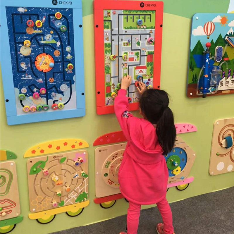 幼儿园走廊墙面玩具儿童启蒙教学游戏早教中心益智宝宝音乐版认知