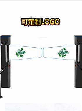 超市自动感应门入口单向门红外雷达黑色出入口禁行器电动闸门包邮