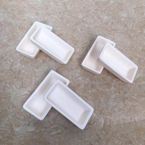 刚玉灰皿 60*30*15mm 99刚玉灰皿 高温灰皿 方舟