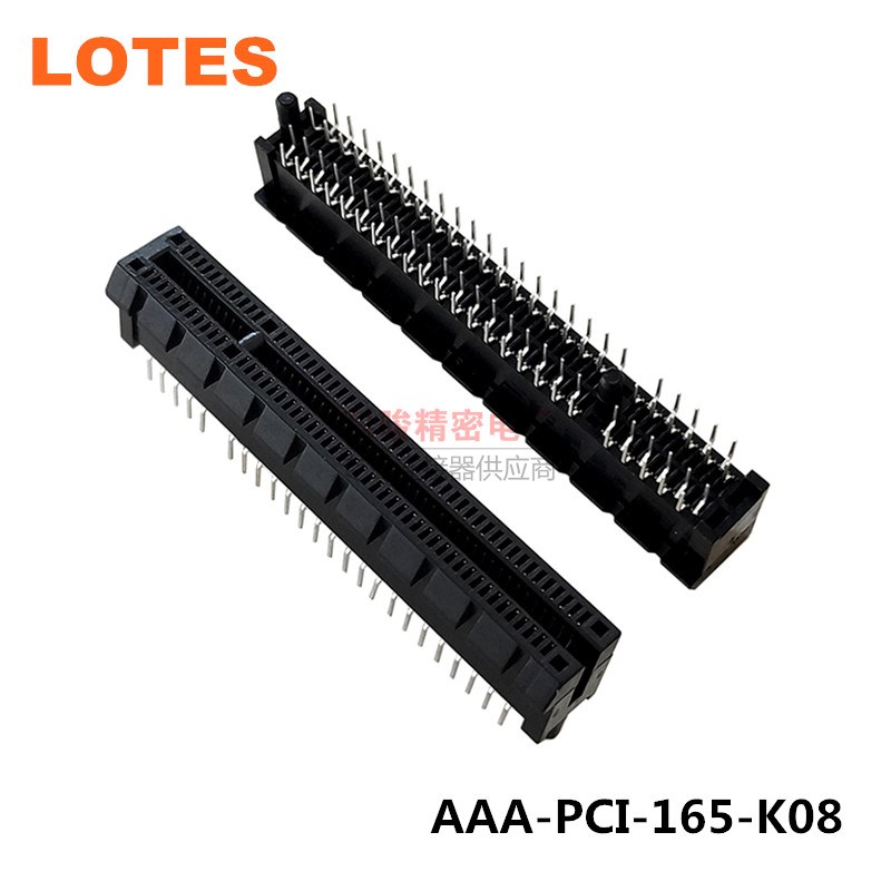 Lotes连接器 PCI-E 98P直插式X8显卡插槽 AAA-PCI-165-K08 现货