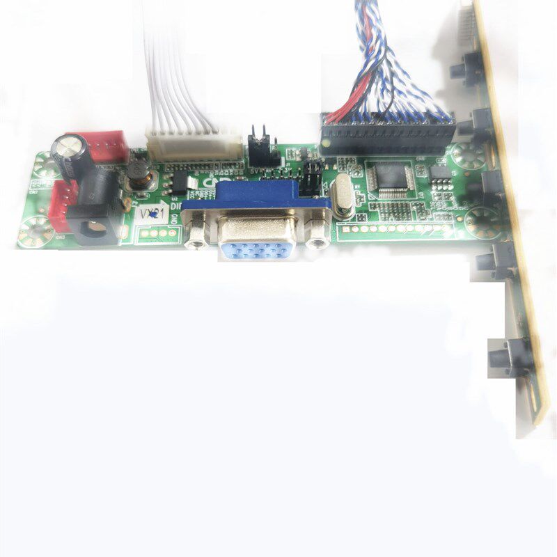 3件套 免烧录显示器驱动板 MT2280-MD 单VGA免烧录主板 可调帽子