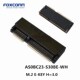 M.2 金AS0BC23 Foxconn富士康NGFF KEY H=3.0镀30U S30BE