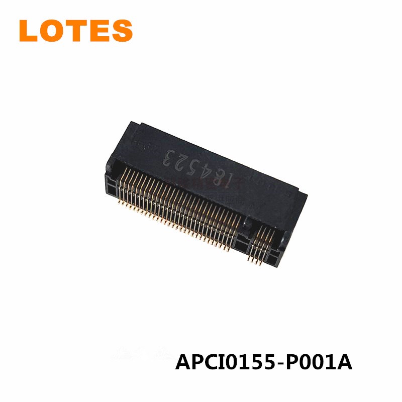 Lotes嘉泽 APCI0155-P001A 连接器接口M.2 M-KEY H6.7 NGFF  现货