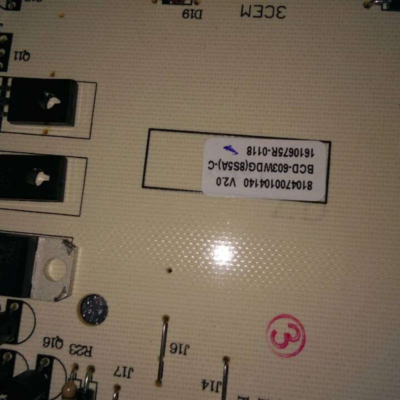 适用三洋帝度冰箱BCD-603WDG/WDA/BCD-600WDG主控板显示板电脑板