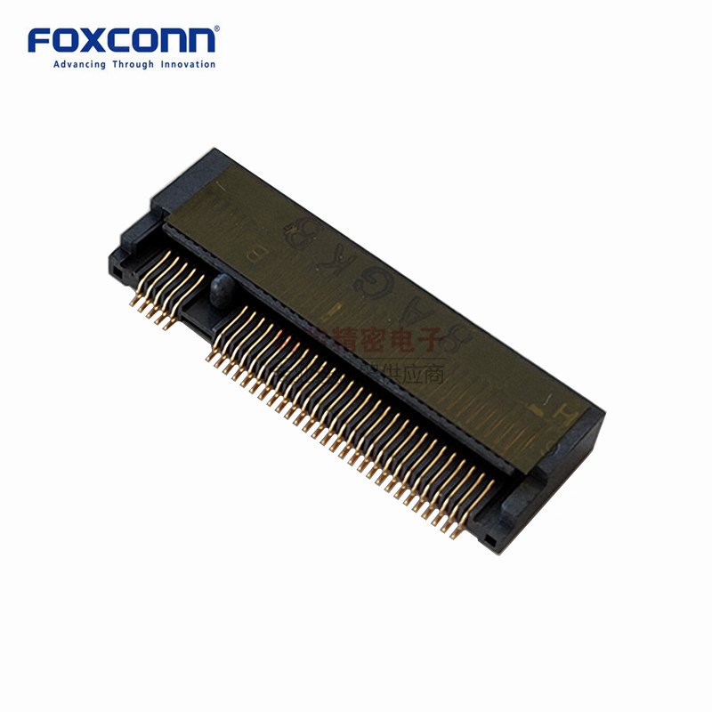 Foxconn富士康 AS0BC26-S30BB-7H 连接器M.2 B-KEY H3.0 NGFF卡槽