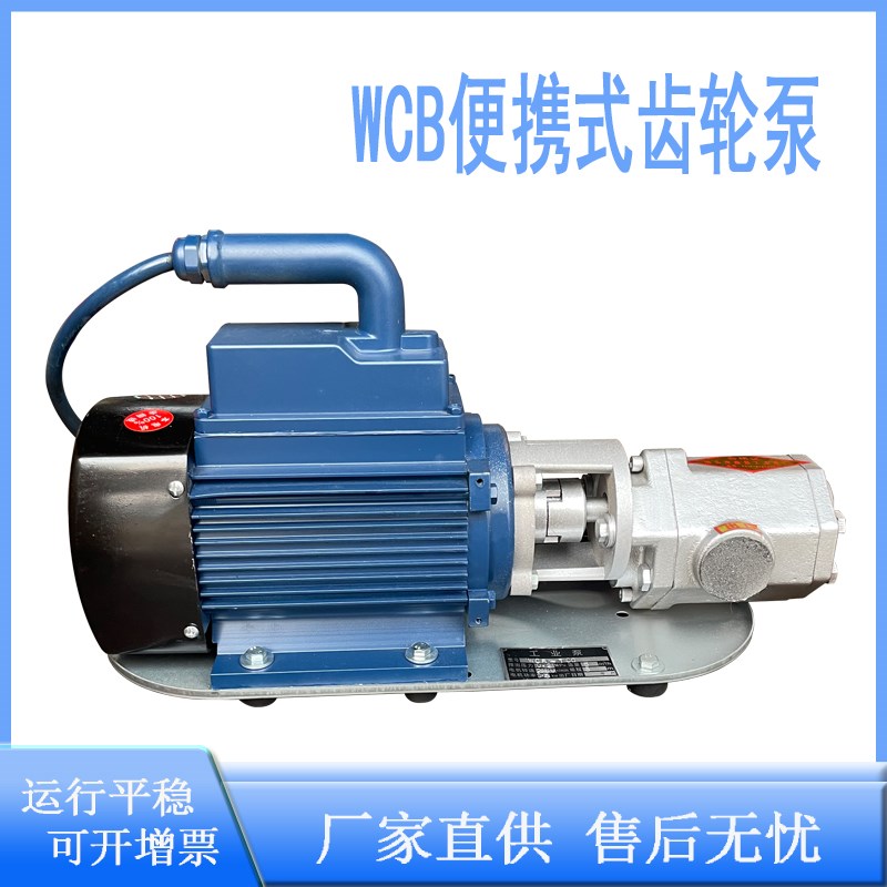 便携式手提泵 WCB-30/50/75/100齿轮油泵 高温电动抽油泵 榨油